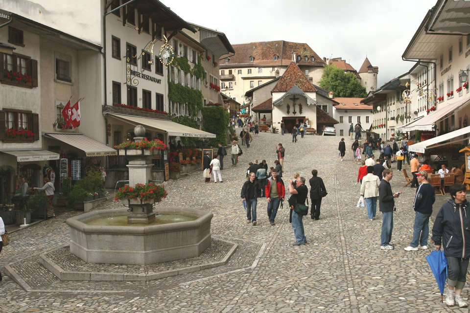 Fribourg schweiz Main Street